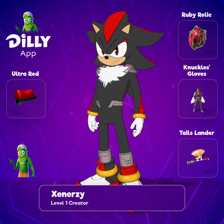 Knuckles' Gloves combo by Xenerzy