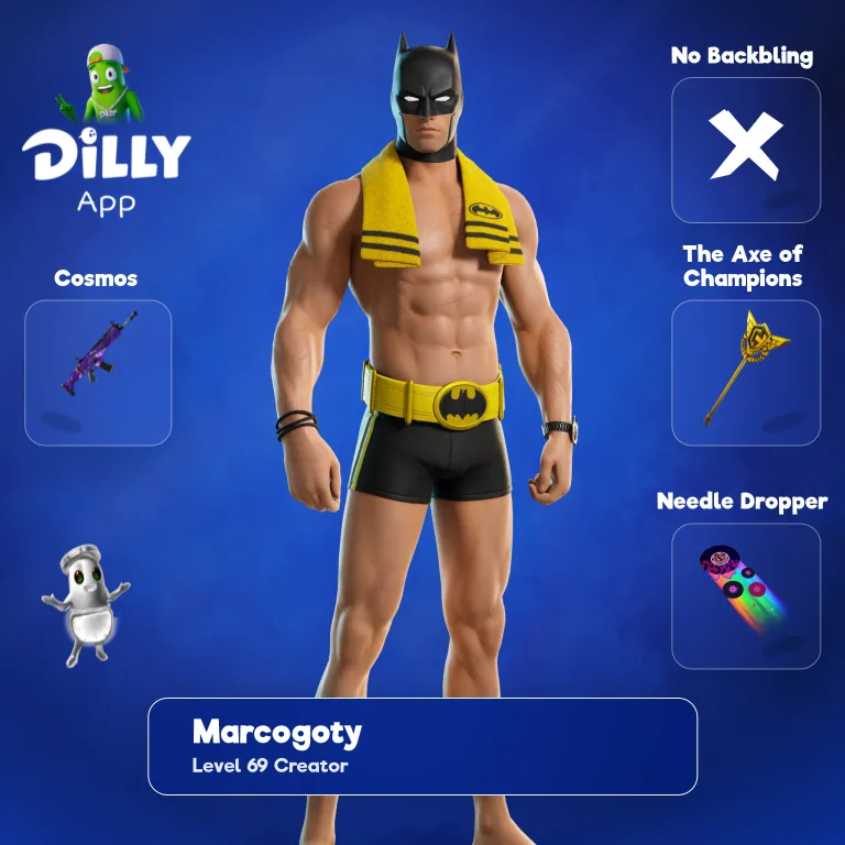 Beach Bod Batman combo by Marcogoty