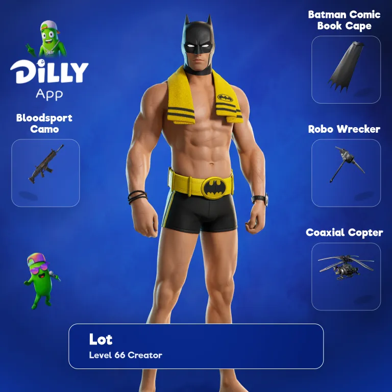 Beach Bod Batman combo by lOt