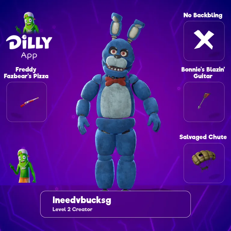 Bonnie the Rabbit combo by ineedvbucksgang