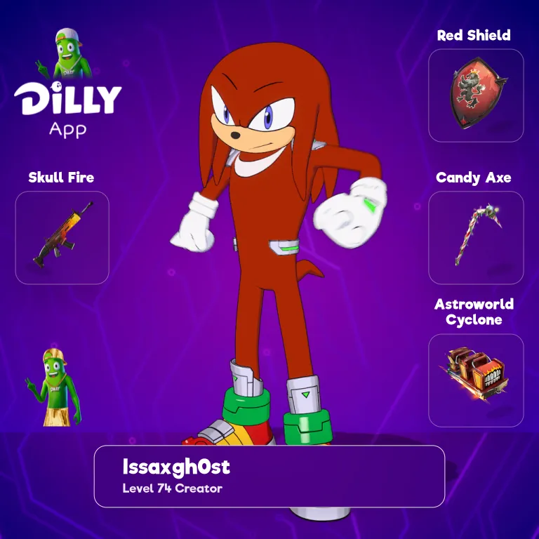 Knuckles the Echidna combo by issaXgh0st