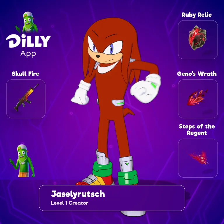 Knuckles the Echidna combo by jaselyrutschman