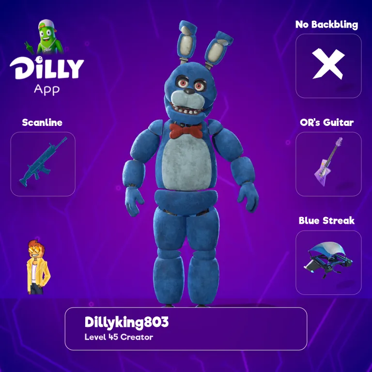 Bonnie the Rabbit combo by DillyKing803