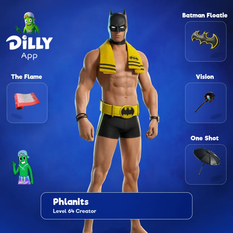 Beach Bod Batman combo by phlanits