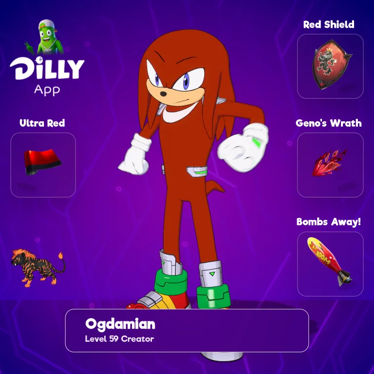 Knuckles the Echidna combo by OGdamian
