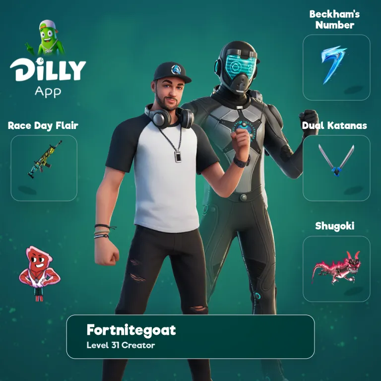 Beckham's Number combo by Fortnitegoat45