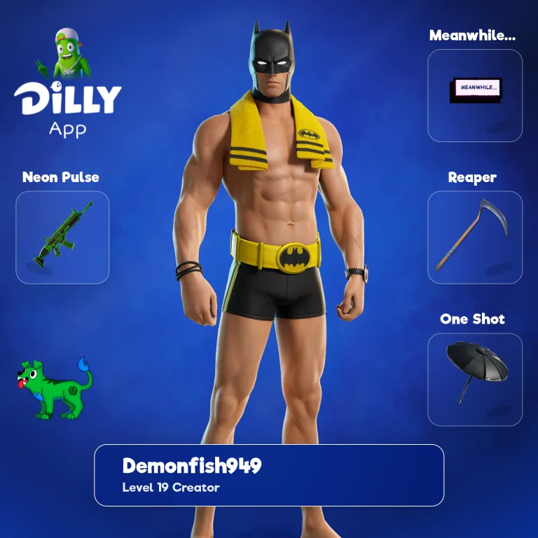 Beach Bod Batman combo by DemonFish949