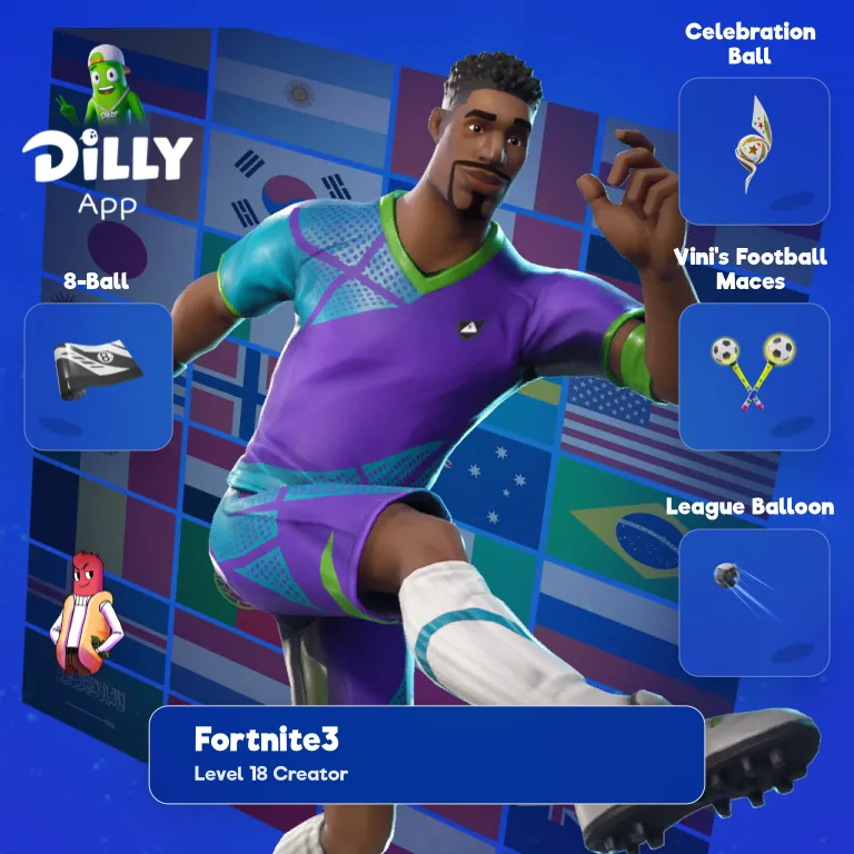 Vini's Football Maces combo by Fortnite3
