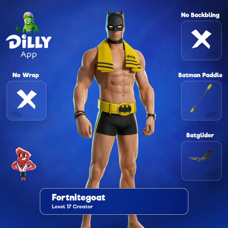 Batman Paddle combo by Fortnitegoat45