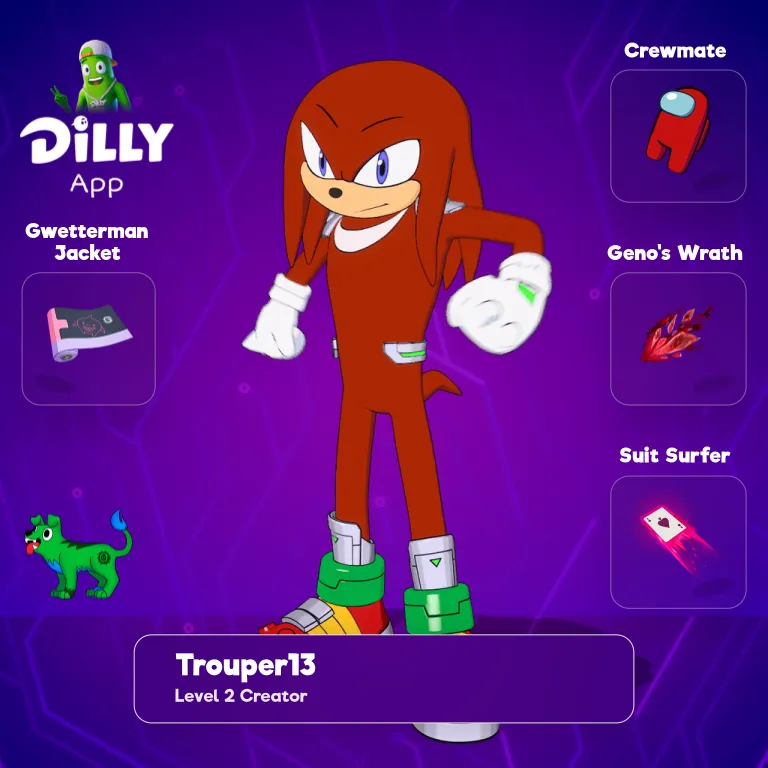 Knuckles the Echidna combo by trouper13