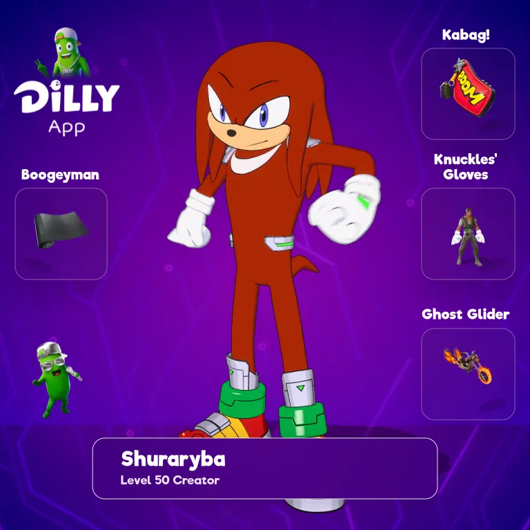 Knuckles' Gloves combo by shuraryba
