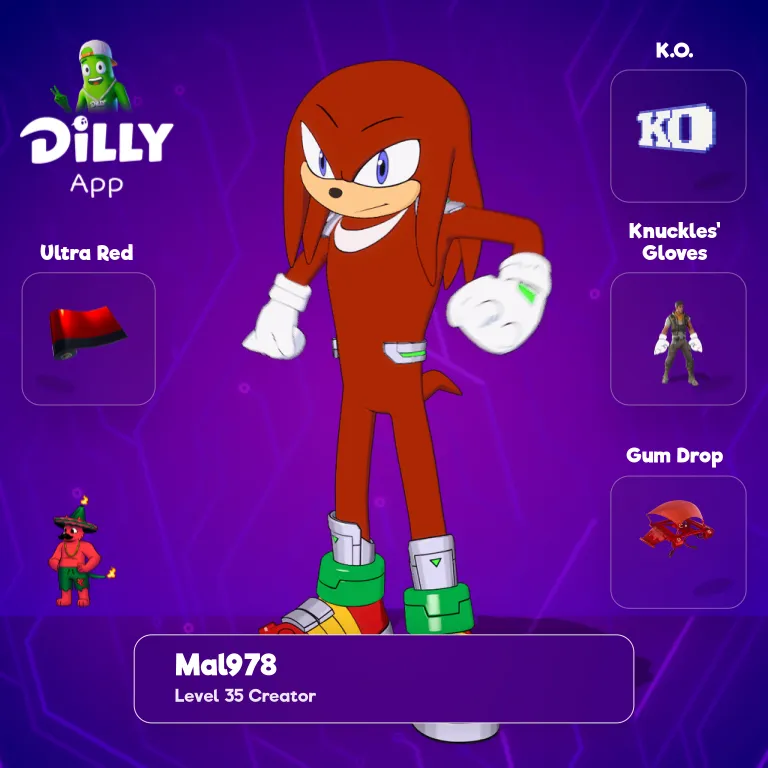Knuckles' Gloves combo by mal978