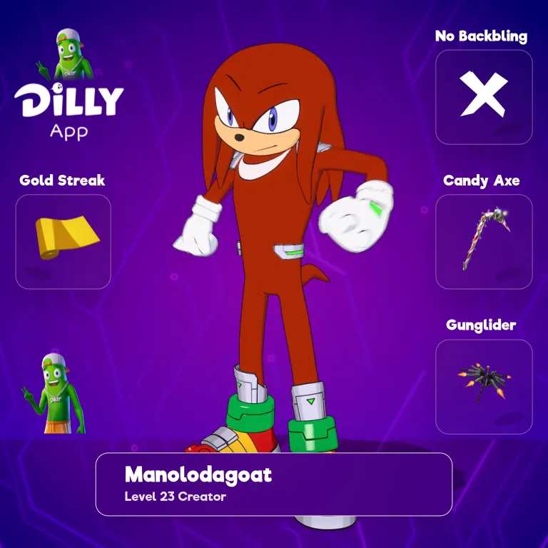Knuckles the Echidna combo by ManoloDaGoat