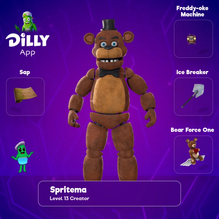 Freddy-oke Machine combo by Spritema
