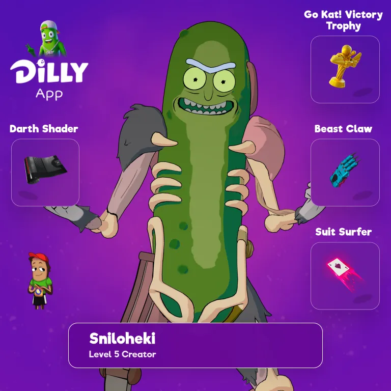 Pickle Rick combo by sniloheki