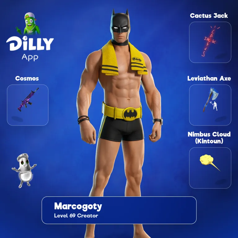 Beach Bod Batman combo by Marcogoty