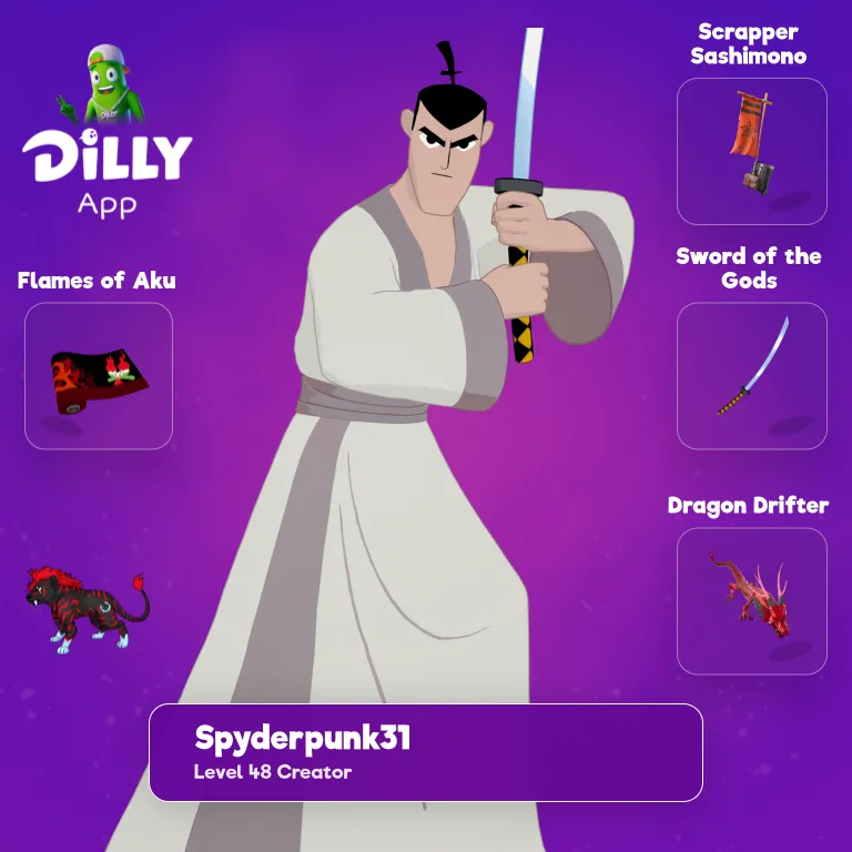 Samurai Jack combo by SpyderpunK317