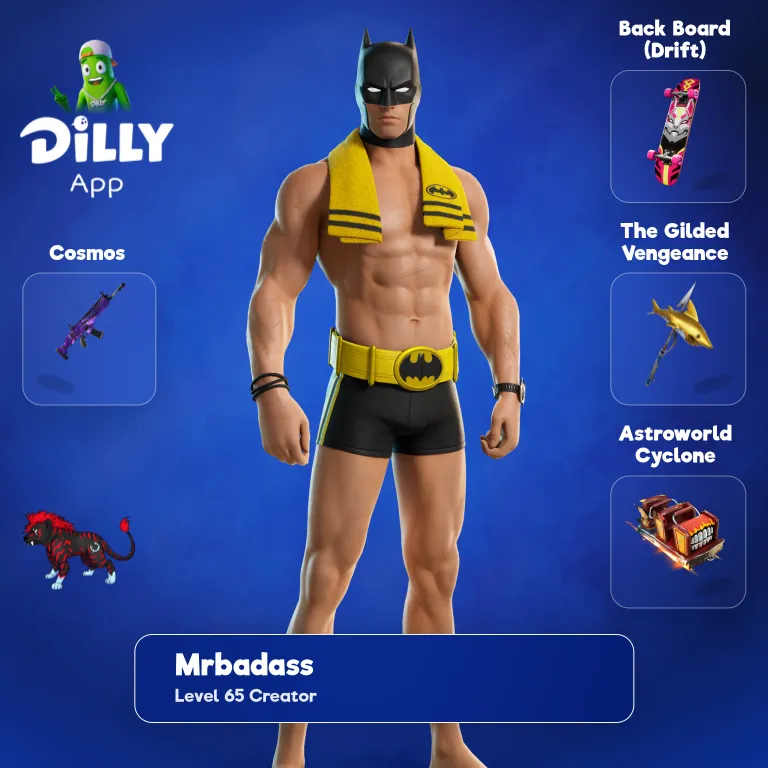 Beach Bod Batman combo by MrBadass