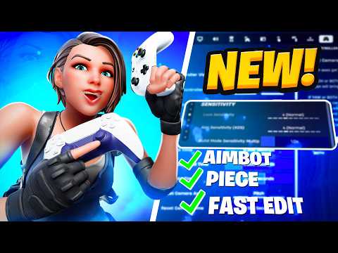 *NEW* BEST Controller SETTINGS + Sensitivity in Chapter 7 Season 3 🎮 ( Fortnite Reload Gameplay)