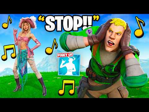 I Trolled Him With Katseye “PINKY UP” Emote In Fortnite!