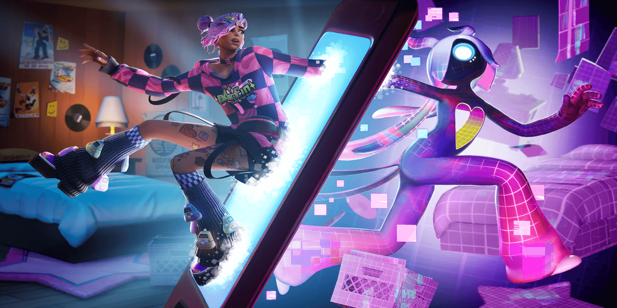 Double Life — Uncommon Loading Screen Fortnite cosmetic