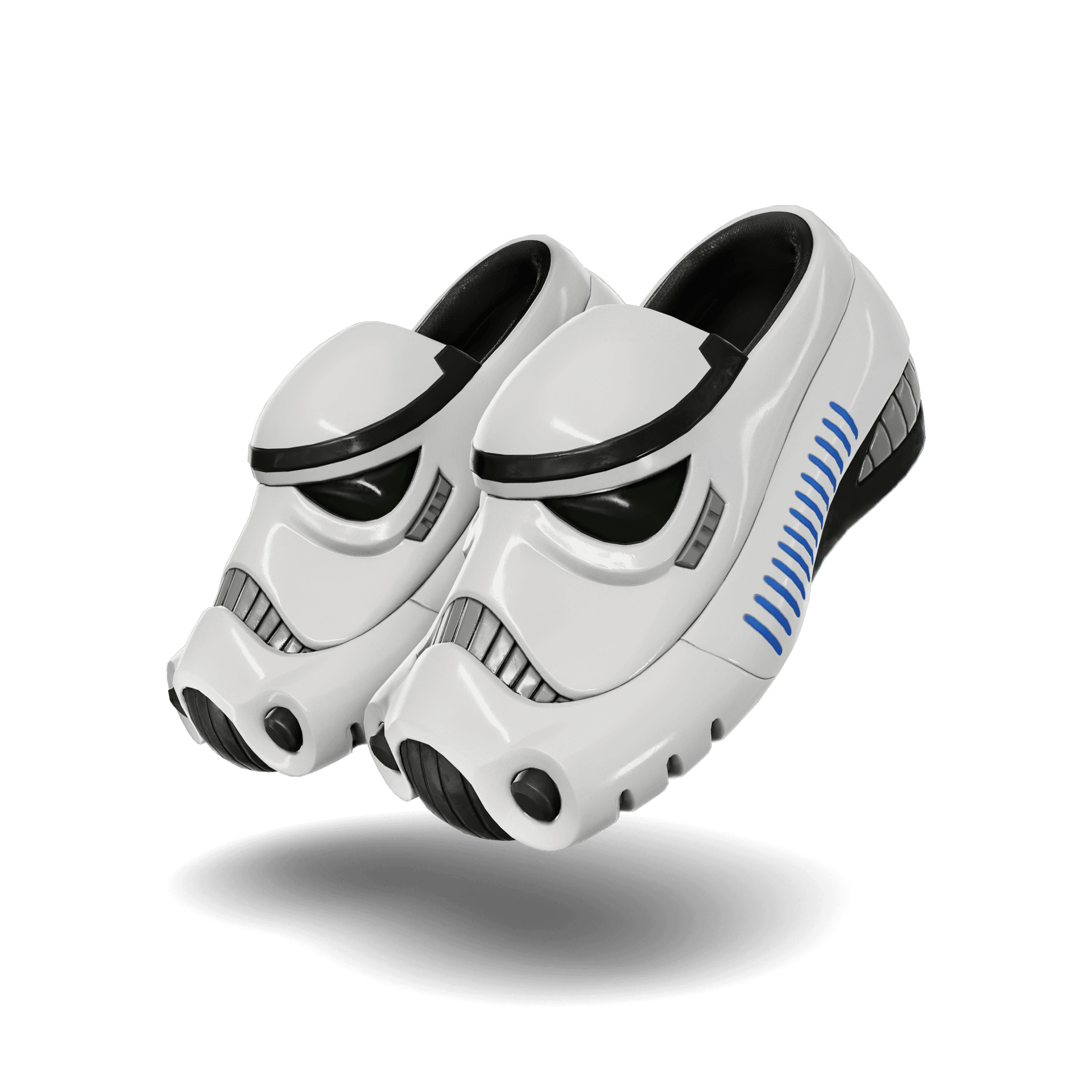 Stormtrooper Slippies — Uncommon Kicks Fortnite cosmetic