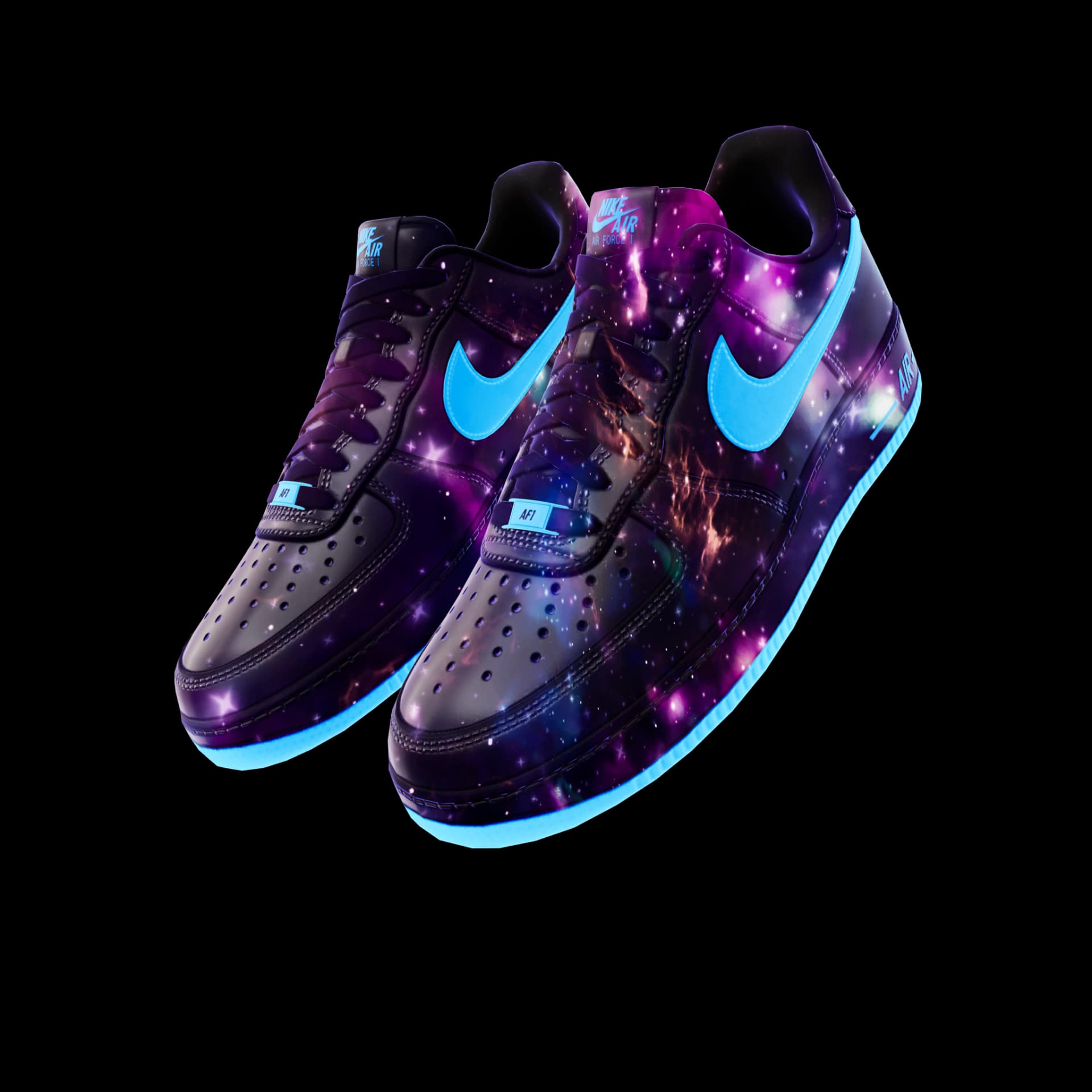 Nike Air Force 1 'Galaxy' — Uncommon Kicks Fortnite cosmetic