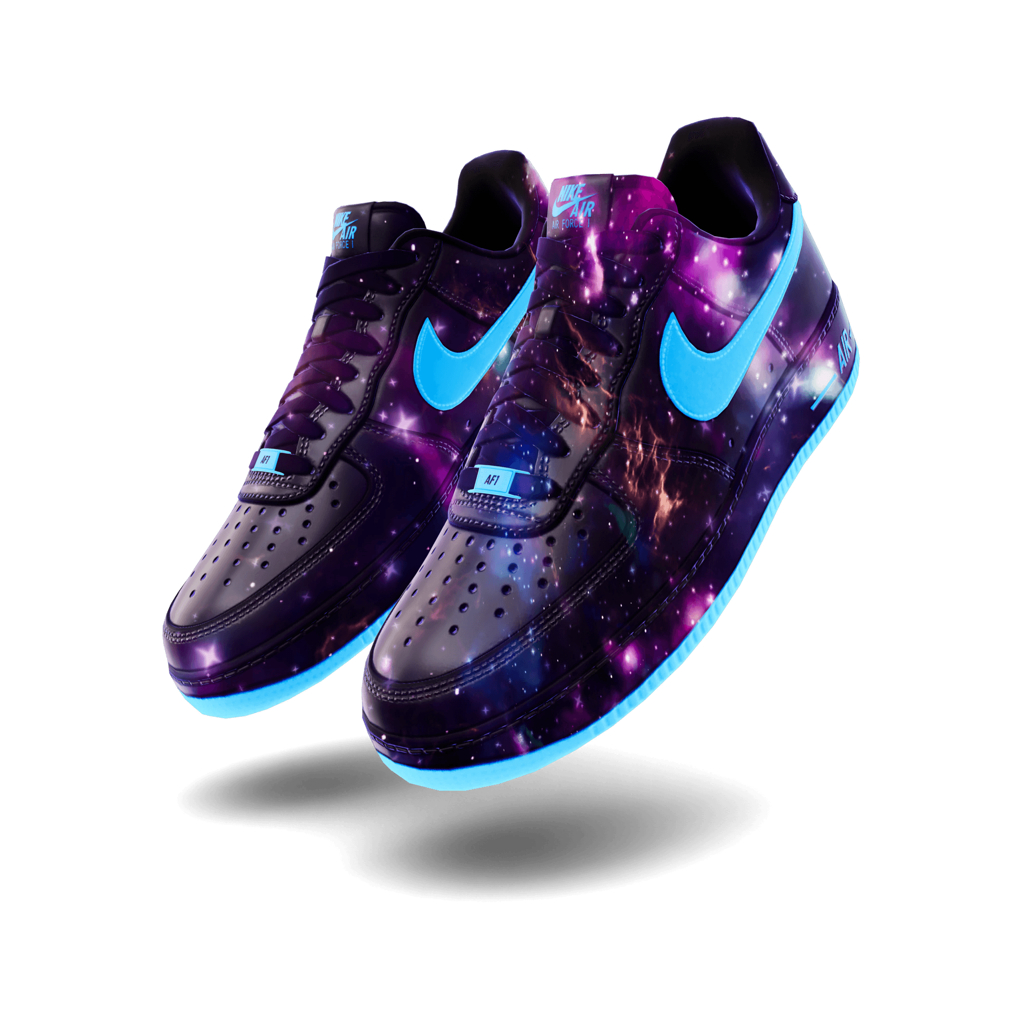 Nike Air Force 1 'Galaxy' — Uncommon Kicks Fortnite cosmetic