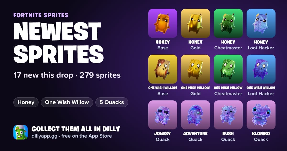 Newest Fortnite Sprites