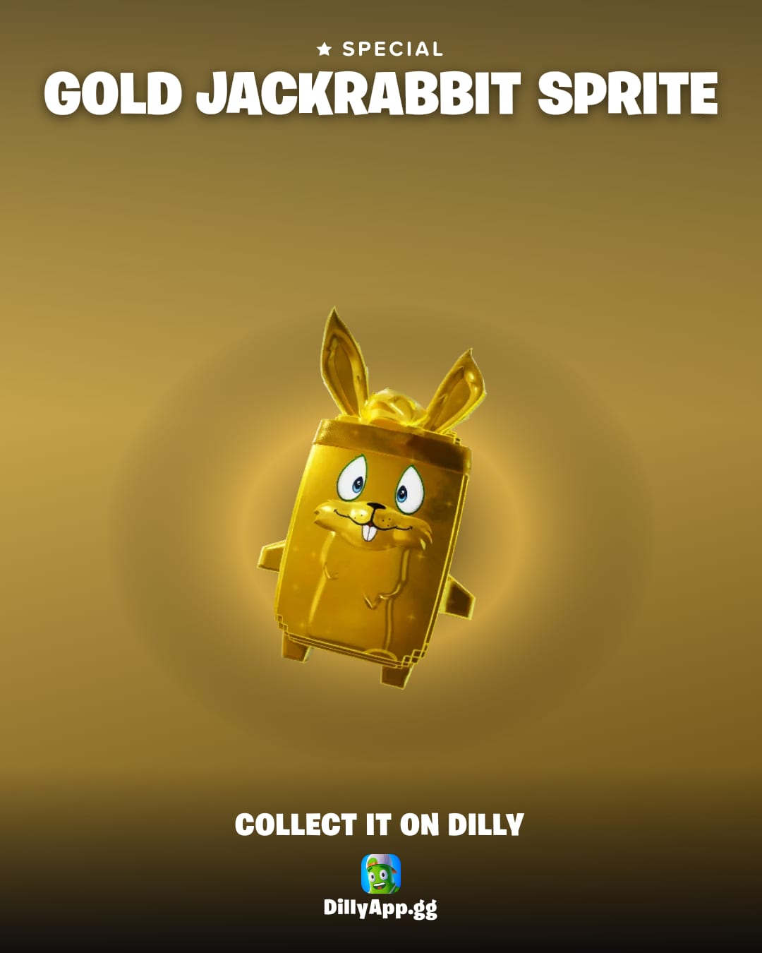 Gold Jackrabbit Sprite — Fortnite Sprite · Dilly