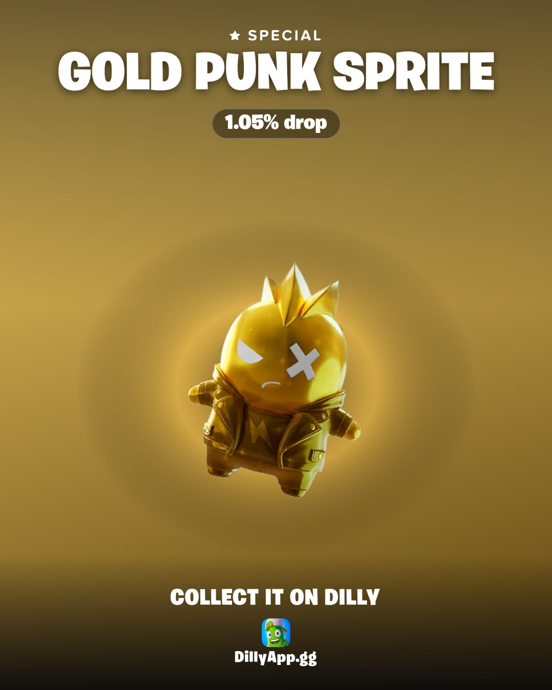 Gold Punk Sprite — Fortnite Sprite | Dilly · Dilly